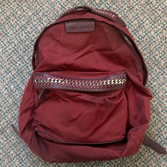 Stella McCartney Backpack Bag Bordeaux Nylon main image 8